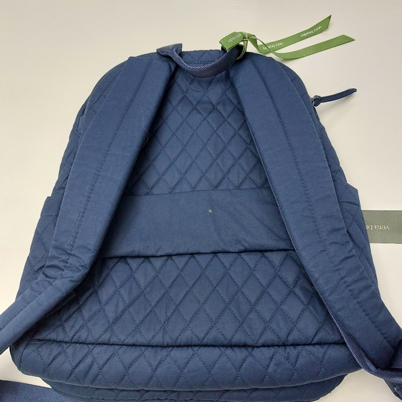 Vera Bradley Bancroft Backpack Peacoat Navy Cotton NWT main image 4